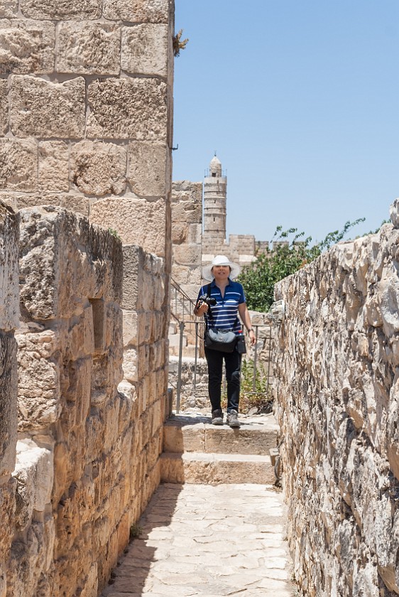 Old City of Jerusalem. Rampard and Tower of David. Jerusalem. .