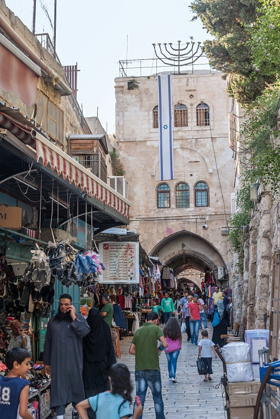 Old City of Jerusalem. Al-Wad Road. Jerusalem. .