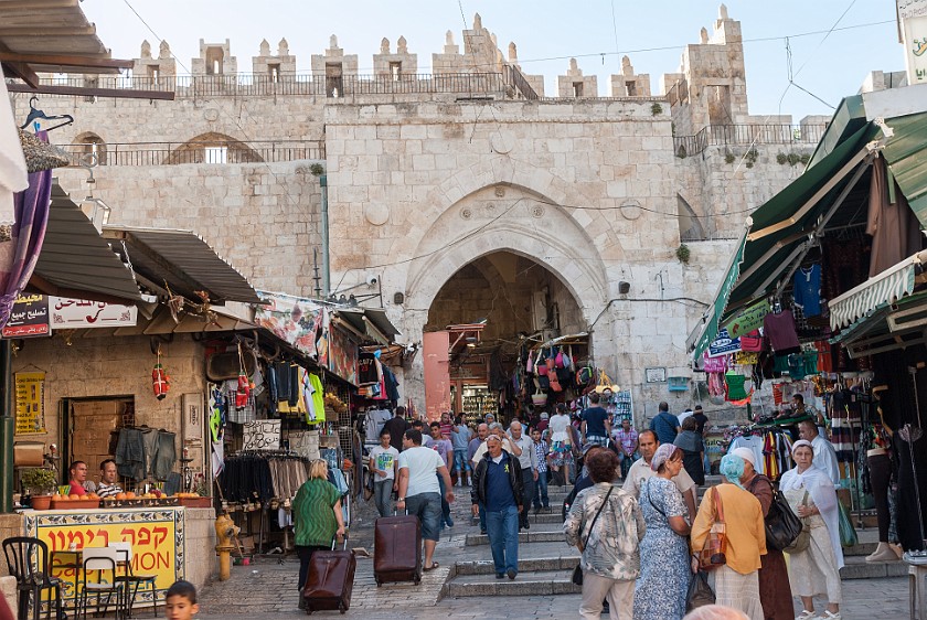 Old City of Jerusalem. Damascus Gate. Jerusalem. .