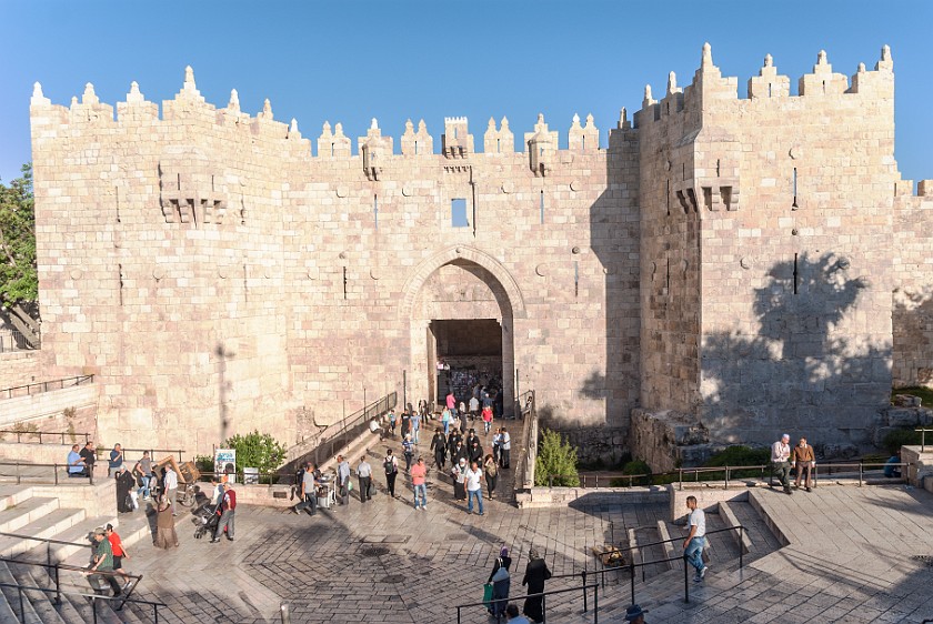 Old City of Jerusalem. Damascus Gate. Jerusalem. .