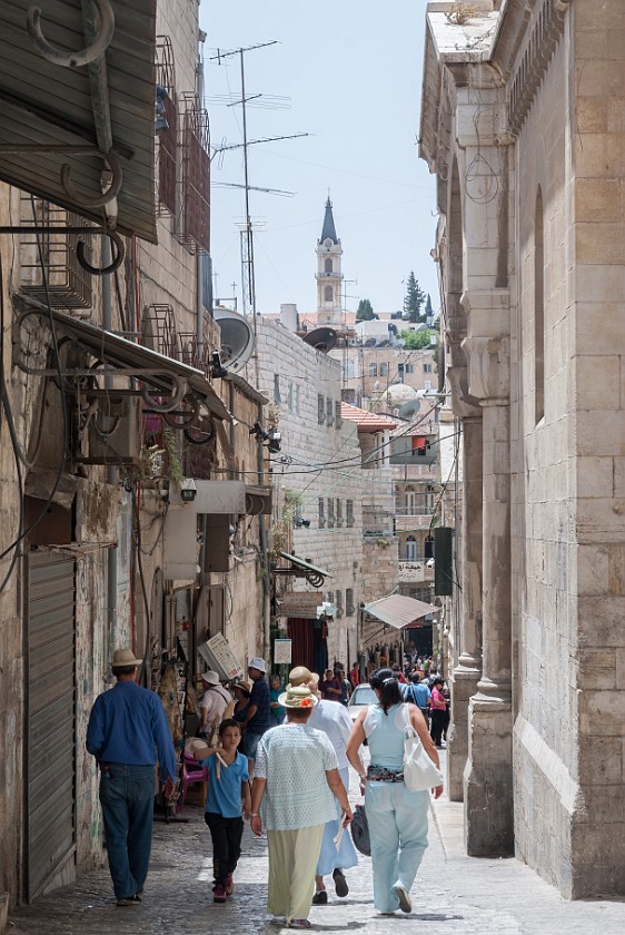 Old City of Jerusalem. Via Dolorosa. Jerusalem. .