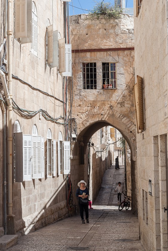 Old City of Jerusalem. Street in the Armenian quarter. Jerusalem. .