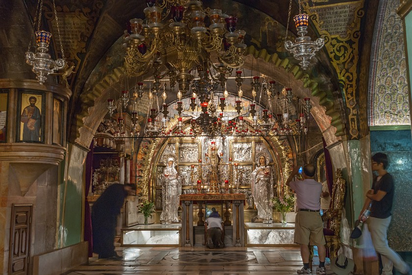Church of the Holy Sepulchre. Site of Jesus's crucifixion. Jerusalem. .