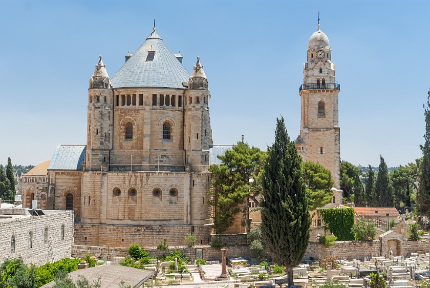 Mount Zion. Church and Monastery of the Dormition. Jerusalem. .