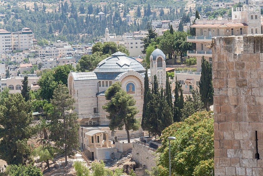Mount Zion. Church of St. Peter of Gallicantu. Jerusalem. .