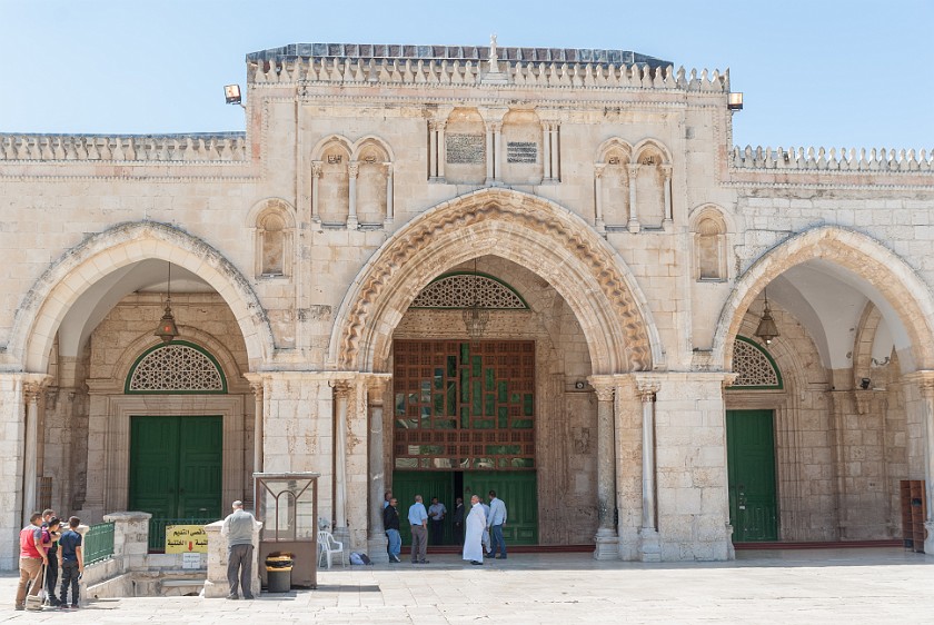 Temple Mount. Entrance to the Al-Aqsa Mosque. Jerusalem. .