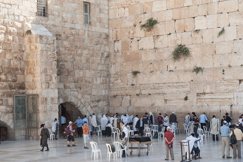 Western Wall. Men section. Jerusalem. .