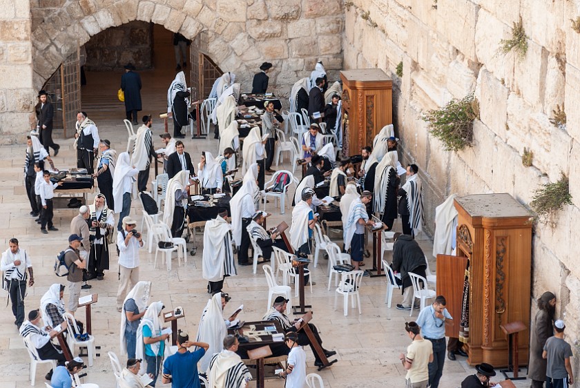 Western Wall. Men section. Jerusalem. .
