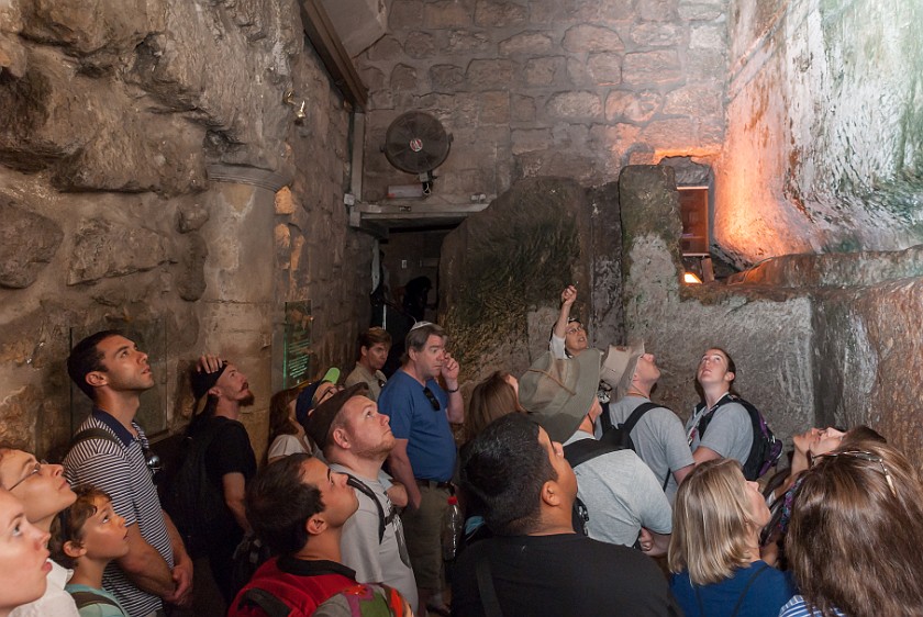 Western Wall Tunnels. Foundation stones. Jerusalem. .