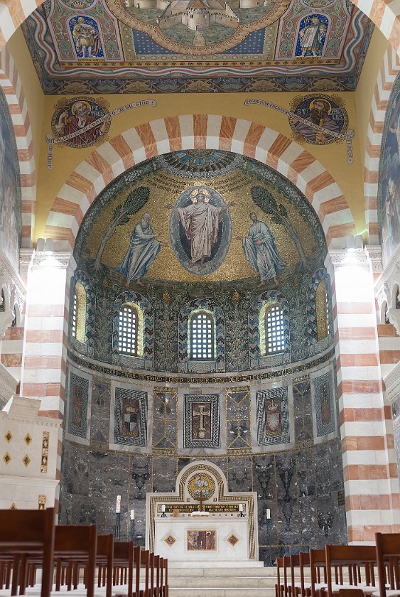 Mount of Olives. Inside the Church of the Ascension. Jerusalem. .