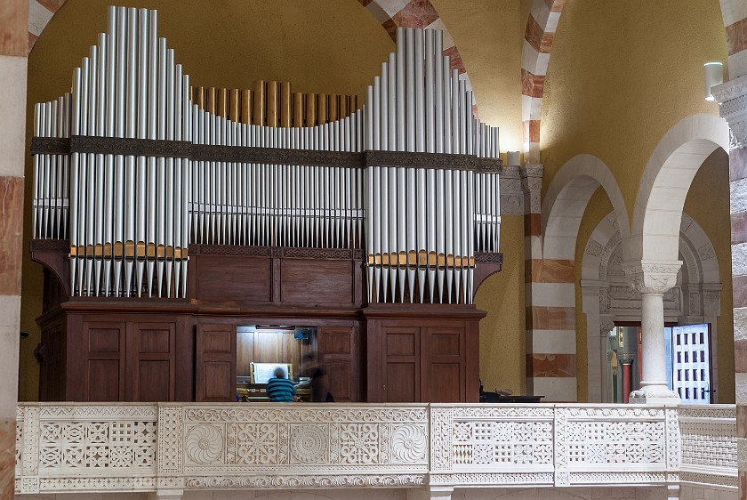 Mount of Olives. Organ inside the Church of the Ascension. Jerusalem. .