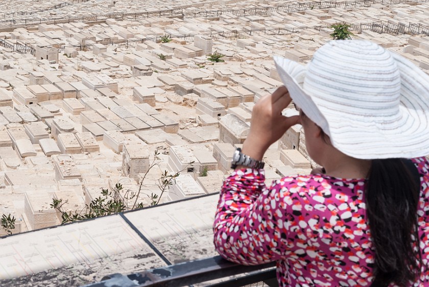 Mount of Olives. View on Jewish cemetery. Jerusalem. .