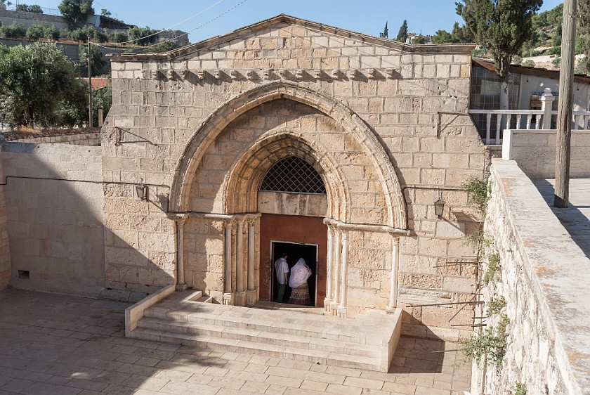 Mount of Olives. Entrance to the Tomb of Virgin Mary. Jerusalem. .
