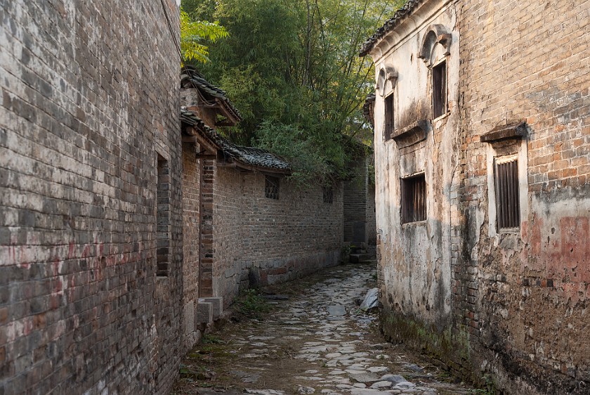 Liugongcun Village. Side street. Liugongcun. .