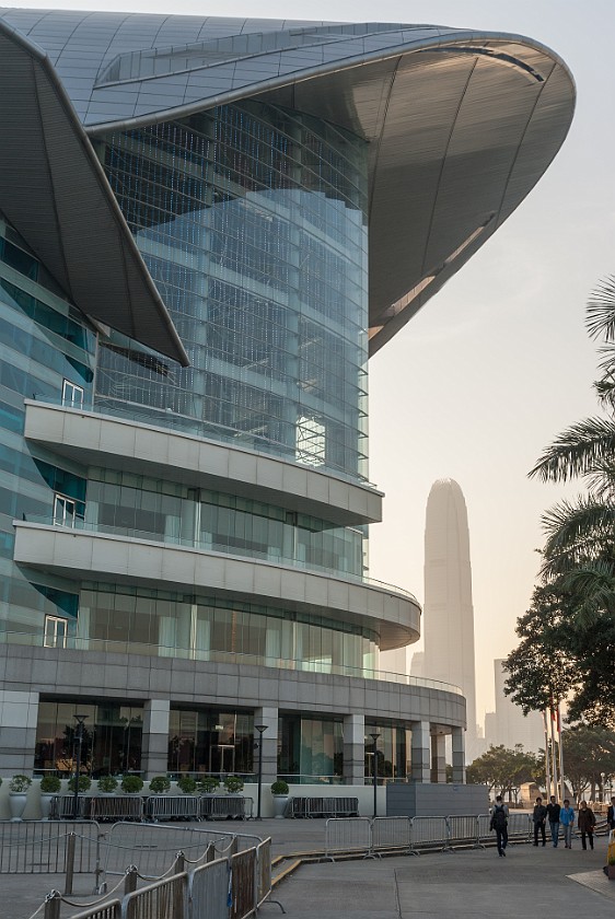 Hong Kong Island. Frontage of the HK Convention & Exhibition Centre. Hong Kong. .