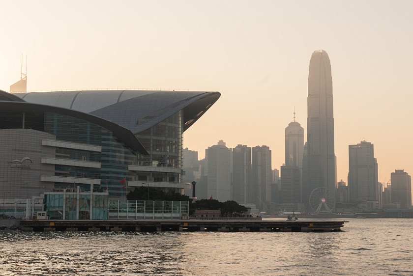 Hong Kong Island. HK Convention & Exhibition Centre and Two International Finance Centre. Hong Kong. .