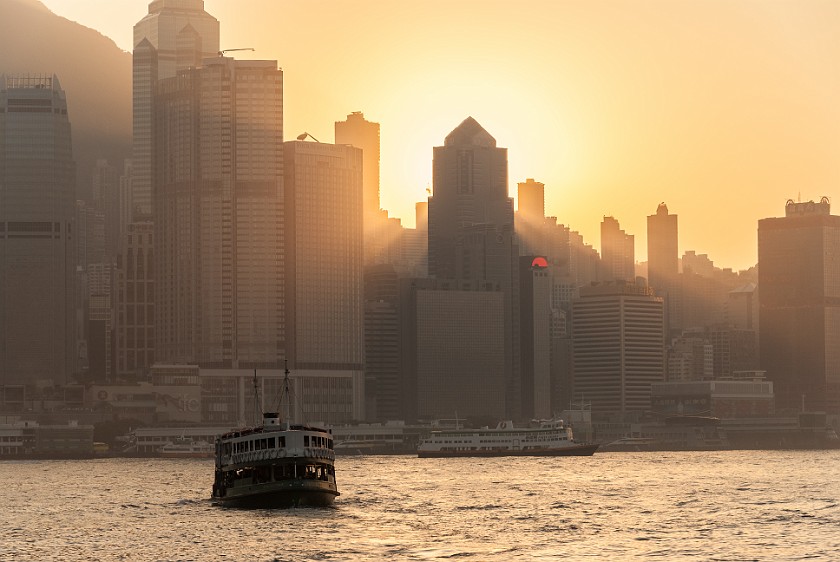 Hong Kong Island. Sunset. Hong Kong. .