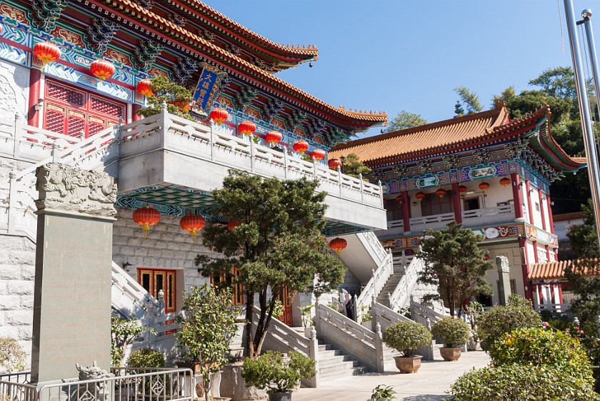 Western Monastery. Temple. Hong Kong. .