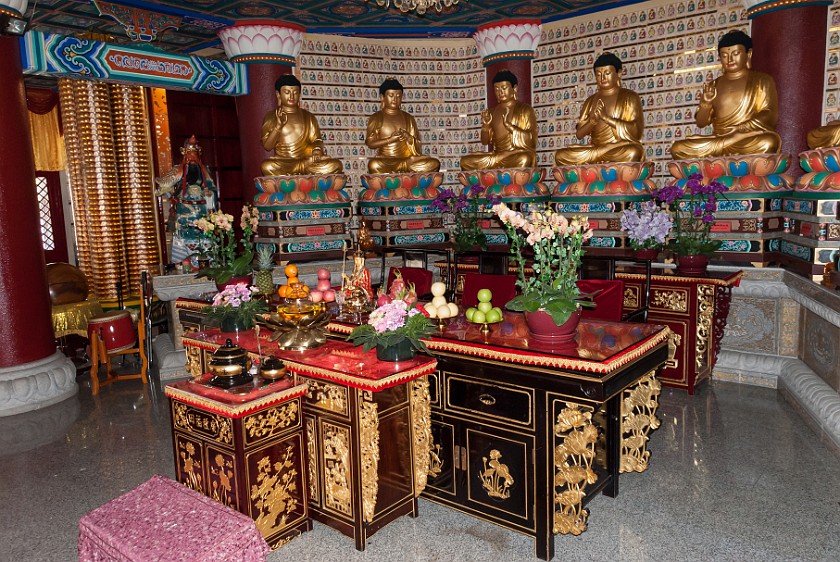 Western Monastery. Buddhas. Hong Kong. .
