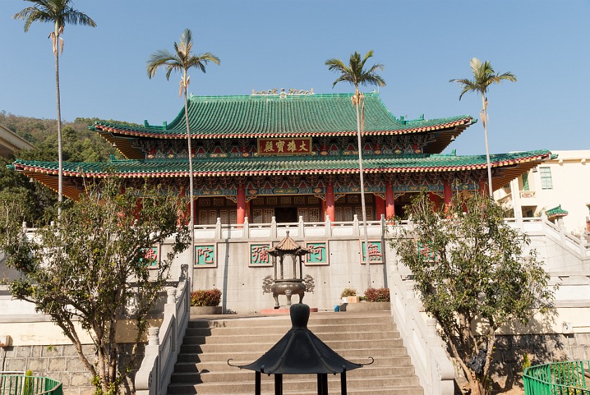 Bamboo Forest Monastery. Temple. Hong Kong. .
