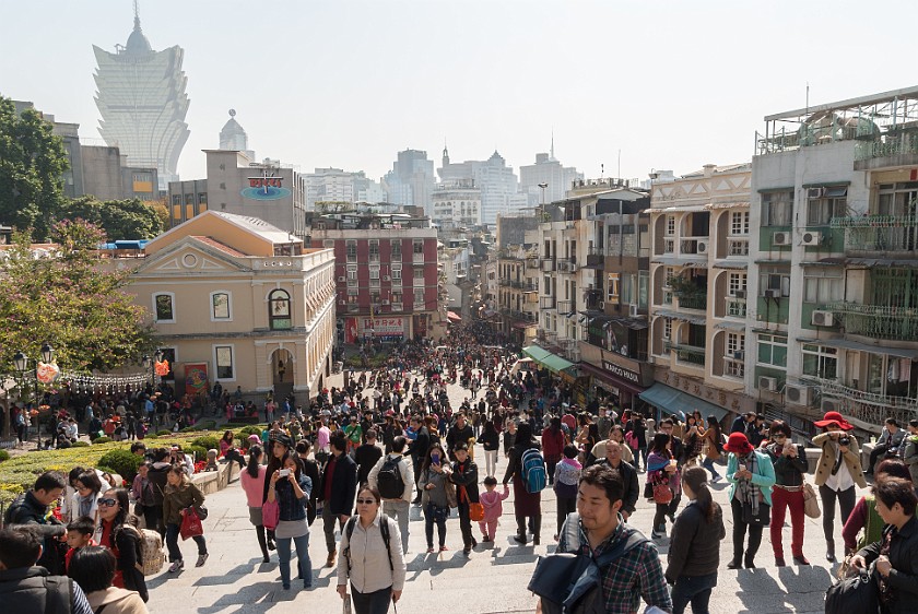 Macau. View from the Ruins of the Church of St. Paul. Macau. .