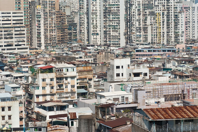Macau. Residential buildings. Macau. .