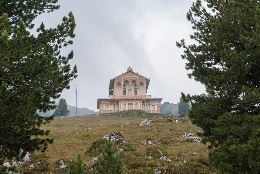 King's House on the Schachen. Front. near Garmisch-Partenkirchen. .