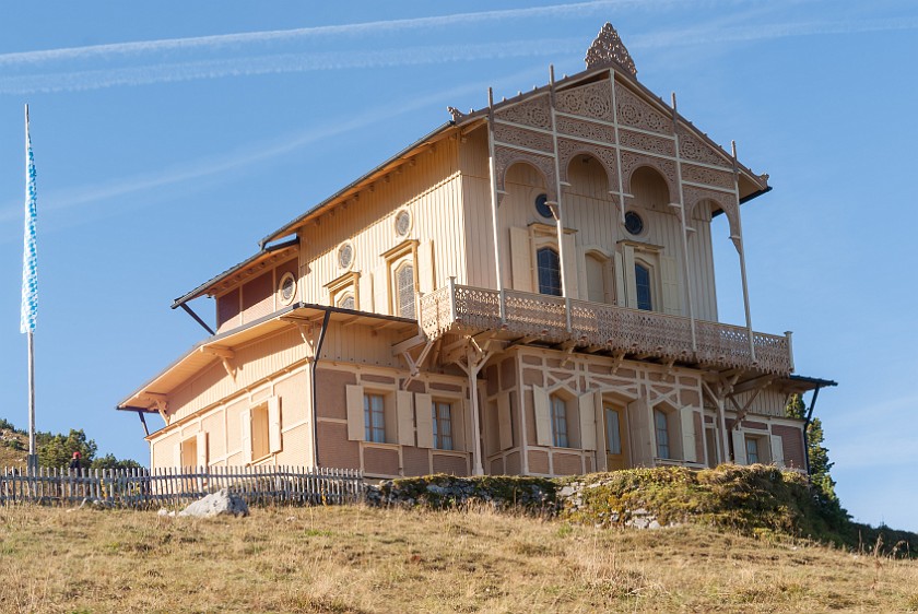 King's House on the Schachen. Front. near Garmisch-Partenkirchen. .
