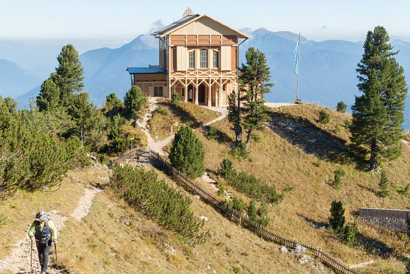 King's House on the Schachen. Rear. near Garmisch-Partenkirchen. .