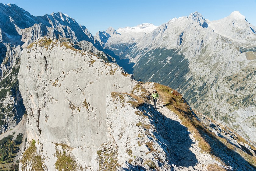 Hike to the Meilerhütte. Reintal and Oberreintal. near Garmisch-Partenkirchen. .
