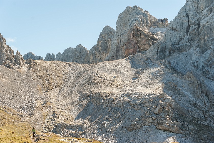 Hike to the Meilerhütte. Meilerhütte. near Garmisch-Partenkirchen. .