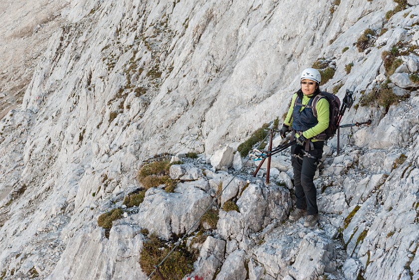 Via Ferrata to the Partenkirchener Dreitorspitze. Via ferrata. near Garmisch-Partenkirchen. .