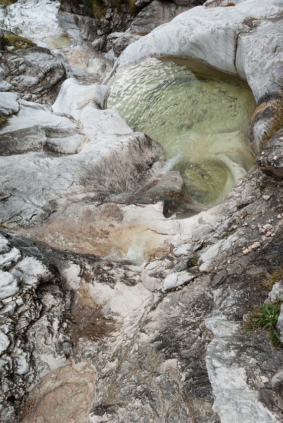 Reintal. Waterfall pools. near Garmisch-Partenkirchen. .
