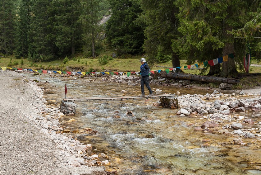 Reintal. Partnach near the Reintalangerhütte. near Garmisch-Partenkirchen. .
