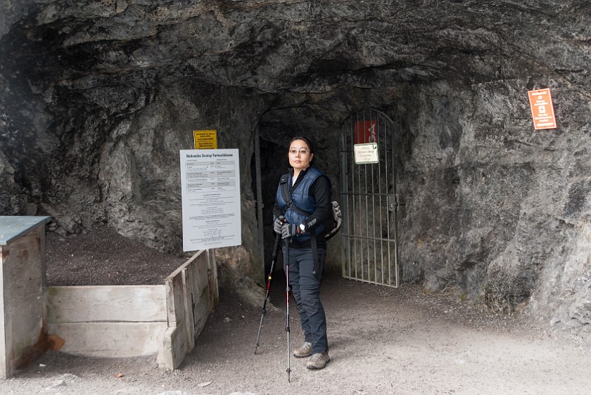 Partnachklamm. South entry to the gorge. near Garmisch-Partenkirchen. .