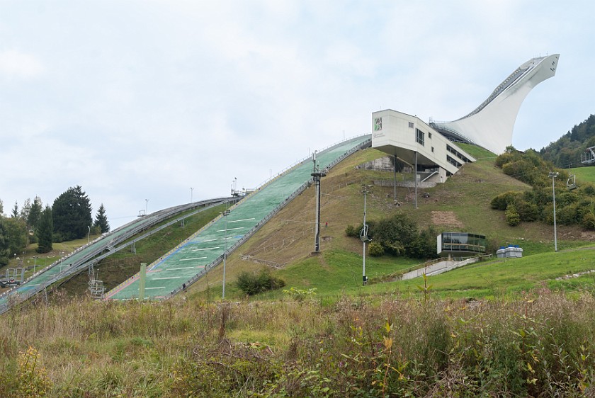 Partnachklamm. Garmisch-Partenkirchen ski jumping hill. near Garmisch-Partenkirchen. .
