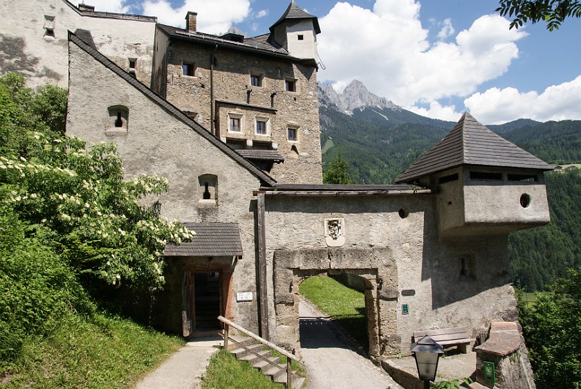 Hohenwerfen Fortress. Gate. Werfen. .