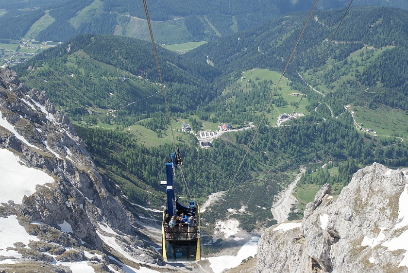 Dachstein. Gondola. Ramsau am Dachstein. .