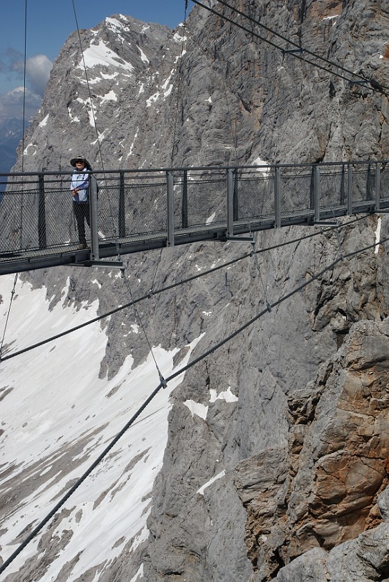 Dachstein. Suspension bridge. Ramsau am Dachstein. .
