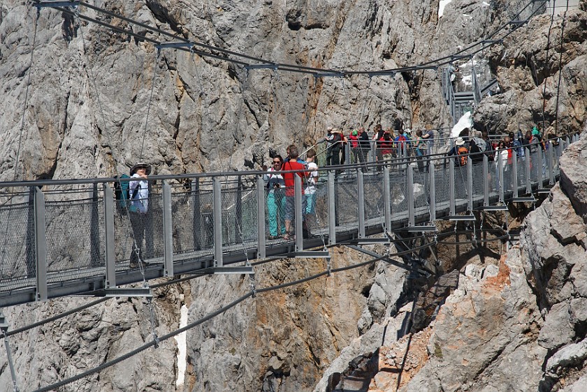 Dachstein. Suspension bridge. Ramsau am Dachstein. .