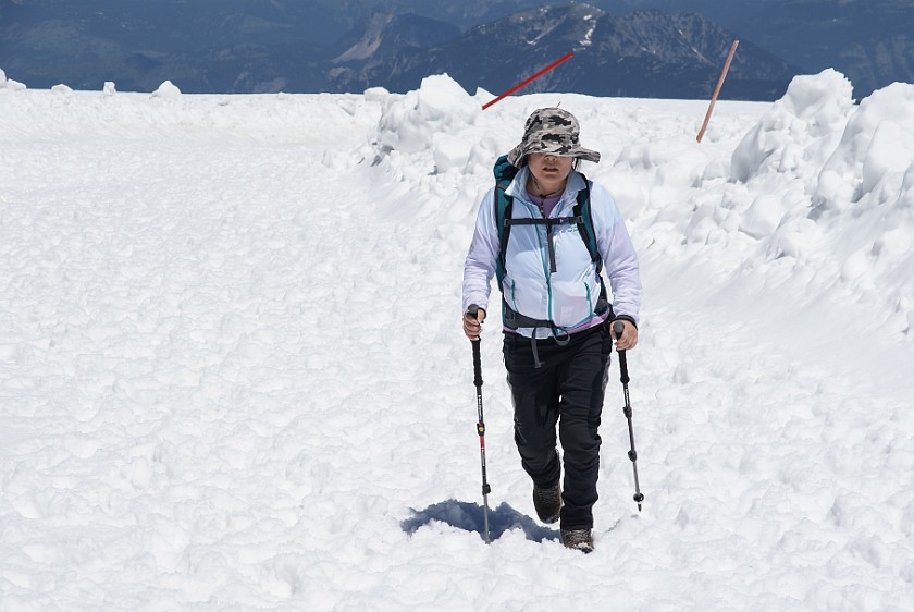 Dachstein. Walking on the glacier. Ramsau am Dachstein. .