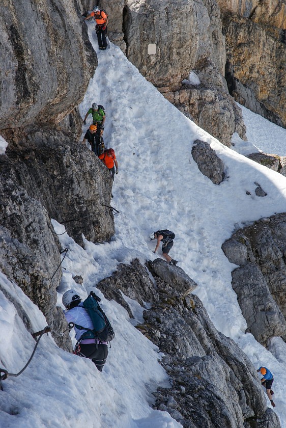 Dachstein. Randkluft. Ramsau am Dachstein. .