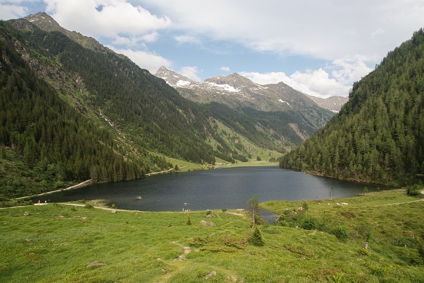 Alpine Path Durch die Höll. Riesachsee. Ramsau am Dachstein. .