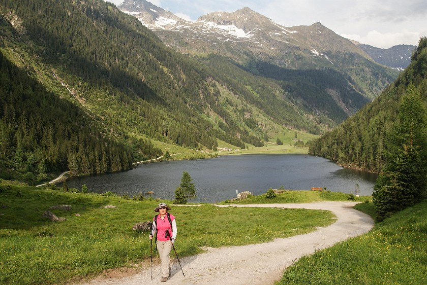 Alpine Path Durch die Höll. Riesachsee. Ramsau am Dachstein. .