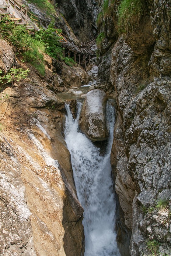 Wörschachklamm. Waterfall. Wörschach. .