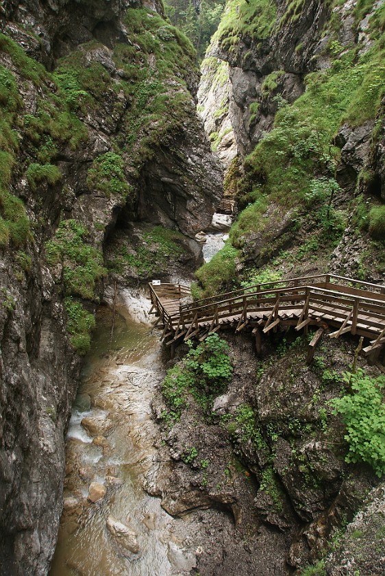 Wörschachklamm. Waterfall. Wörschach. .