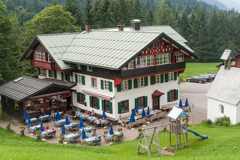 Einödsbach. Gasthof Einödsbach. Oberstdorf. .