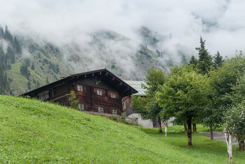 Einödsbach. Traditional house. Oberstdorf. .