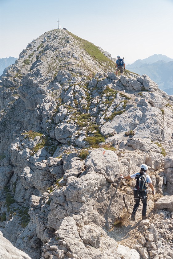 Hindelanger Klettersteig. Westlicher Wengenkopf. Oberstdorf. .