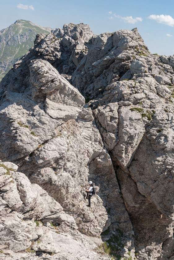 Hindelanger Klettersteig. Via ferrata. Oberstdorf. .